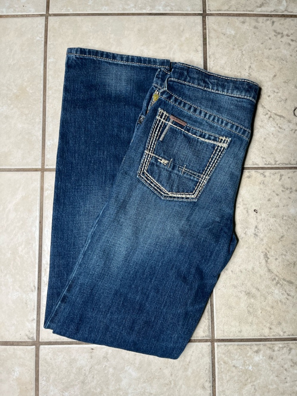 Ariat Men's Dark Blue Bootcut Jeans